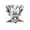 vegeta tattoo design idea