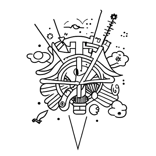 small funny tattoo design idea