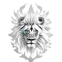 Lion Shark Eagle tattoo design idea