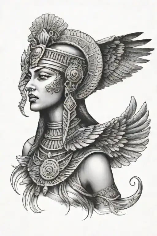 small goddess isis tattoo micro realism style tattoo tattoo design idea