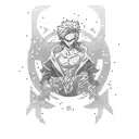 Combine elements from different arcs in Hunter x Hunter into a single tattoo design tattoo design idea