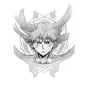Combine elements from different arcs in Hunter x Hunter into a single tattoo design tattoo design idea