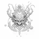 hunter x hunter phantom troop spider snd avatar four elements  tattoo design idea