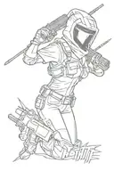 Fortnite theme tattoo design idea