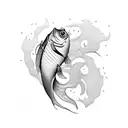 coi fish tattoo design idea