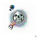 live alone die alone tattoo design idea