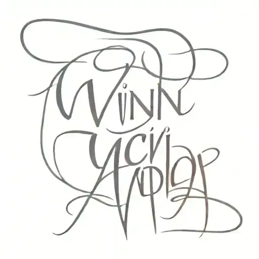 typography 'vini vici vidi' tattoo design idea