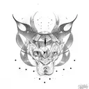 surrender word tattoo design idea