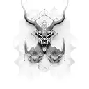 surrender word tattoo design idea