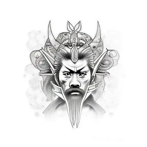 Miyamoto Musashi tattoo design idea