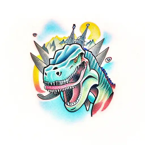 Denver, the Last Dinosaur tattoo design idea