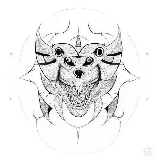 tooth  tattoo design idea