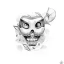 tooth  tattoo design idea