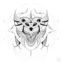 tooth  tattoo design idea