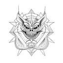 tooth  tattoo design idea