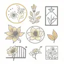 flower,bleachers,sparks,autumne,silent,ricochet,night dream, champagne,painted all my nights,castle sand, magnetic force tattoo design idea