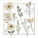 flower,bleachers,sparks,autumne,silent,ricochet,night dream, champagne,painted all my nights,castle sand, magnetic force tattoo design idea