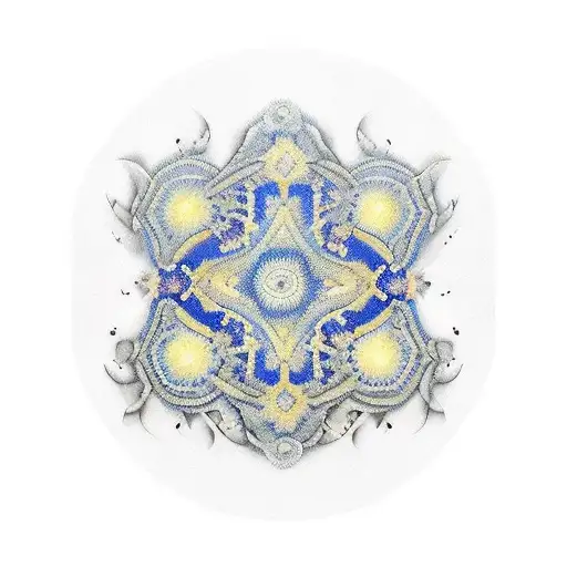 Dövme görselinde bir denge çubuğu bulunuyor. Bu çubuğun bir ucunda bir yıldız, diğer ucunda ise bir aslan var. Yıldız ba tattoo design idea