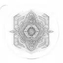 Dövme görselinde bir denge çubuğu bulunuyor. Bu çubuğun bir ucunda bir yıldız, diğer ucunda ise bir aslan var. Yıldız ba tattoo design idea