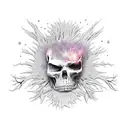 scratch tree goth  tattoo design idea