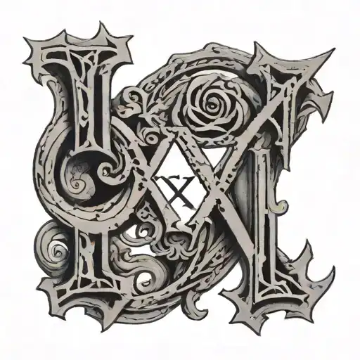 Roman Numerals: 'XXVII.VI.MCMLXXX' (June 27, 1980) integrated into the design tattoo design idea