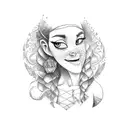 rapunzel capoeira  tattoo design idea