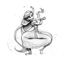 rapunzel capoeira  tattoo design idea