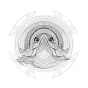 pavo real tattoo design idea