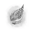 pavo real tattoo design idea