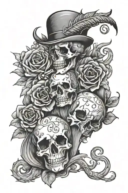 life and death but I hate love tattoo design idea