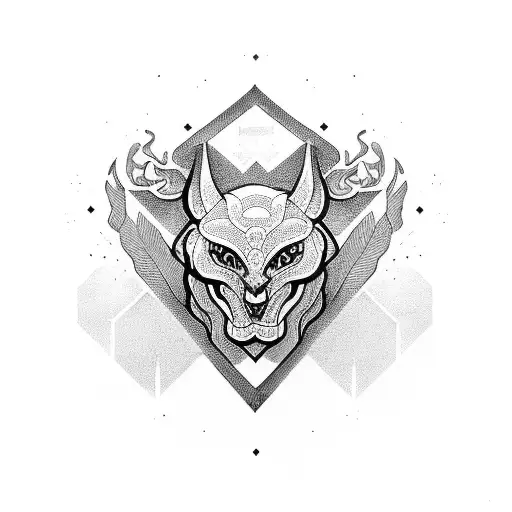 mental strength tattoo design idea