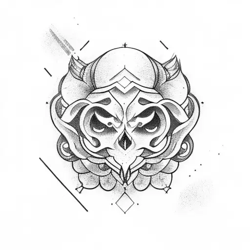 mental strength tattoo design idea