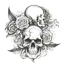 morbid tattoo design idea