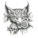 morbid tattoo design idea