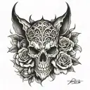 morbid tattoo design idea