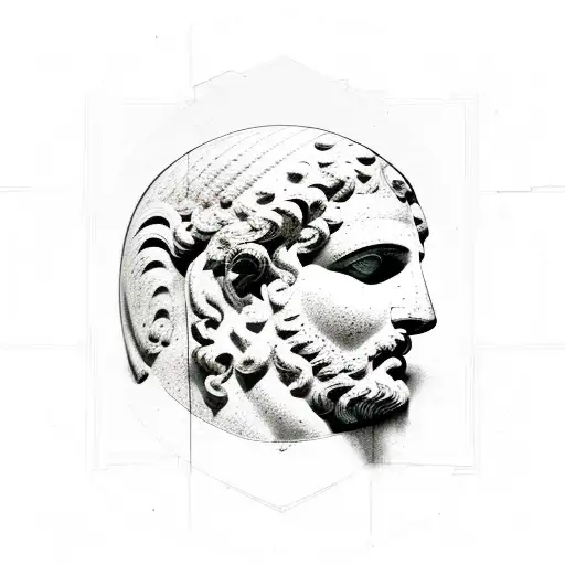 Ancient Greek / Roman artifact or sculptures tattoo design idea