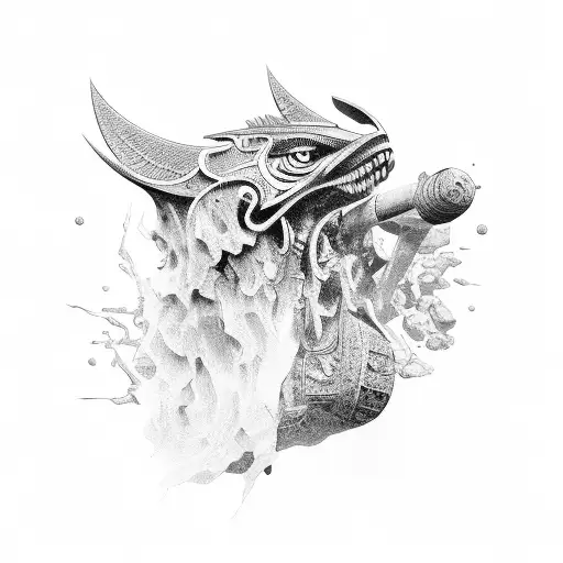 Ancient Greece tattoo design idea