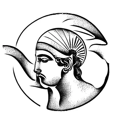 Ancient Greece tattoo design idea
