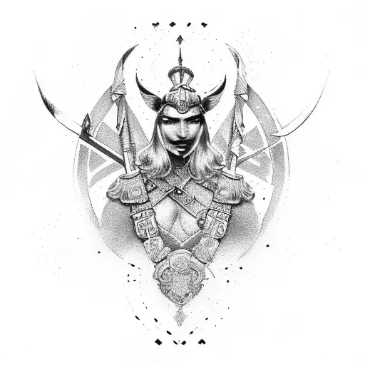 Tattoo tagged with: phoenix, woman, warrior | inked-app.com