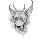 Celtic kelpie  tattoo design idea