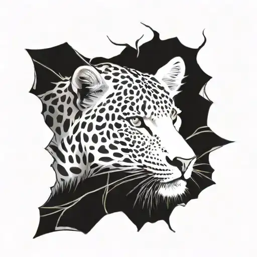 safari tattoo design idea