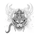 maa kali tattoo design idea