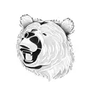 bear totem tattoo design idea