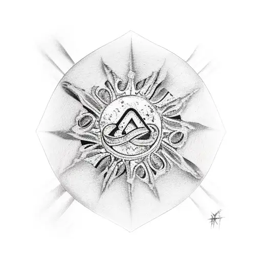 four elements tattoo design idea