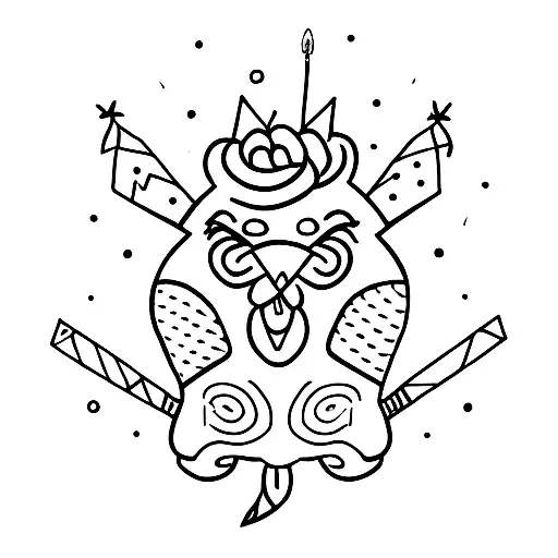  Happy birthday. tattoo design idea