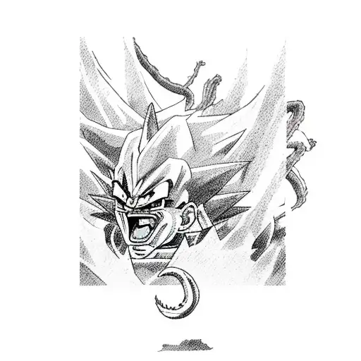 Enraged Goku tattoo I did recently! : r/dbz