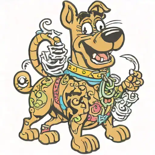 scooby doo tattoo design idea
