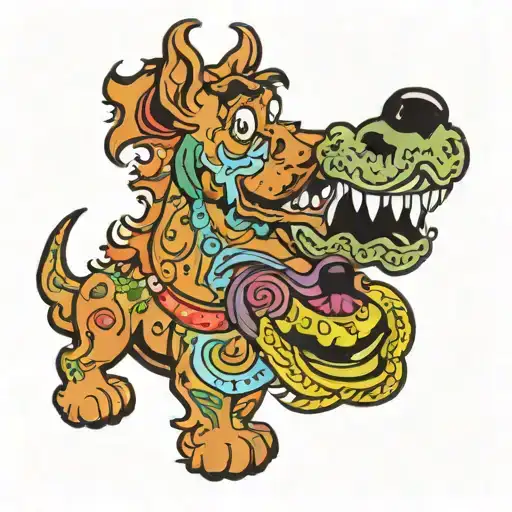 scooby doo tattoo design idea