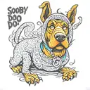 scooby doo tattoo design idea