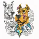scooby doo tattoo design idea